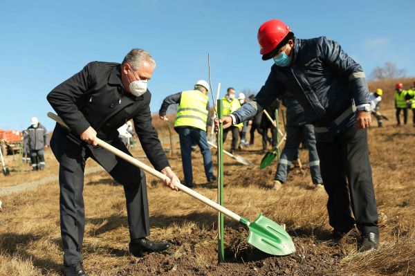 На месторождении «Човдар» ЗАО “AzerGold” состоялась акция озеленения