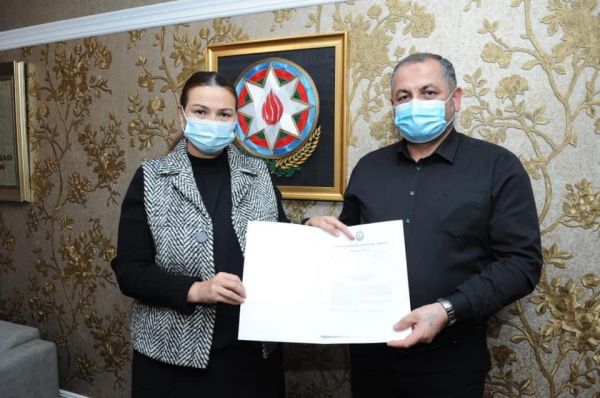 Şəhid əsgər Əli Seyran oğlu Nəcəfovun ailə üzvləri ilə görüş olub