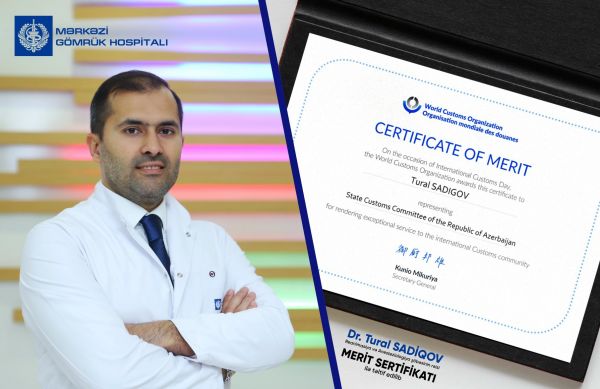 Dr.Tural Sadıqov "Nailiyyət" sertifikatı ilə təltif edilib