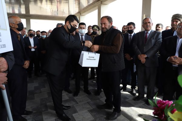 Neftçalada Vətən müharibəsi şəhidinin il dönümü qeyd olunub - FOTOLAR