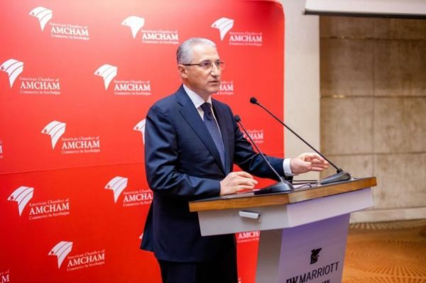 Honorable Guest Speaker of AmCham Members’ November Luncheon was Minister of Ecology and Natural Resources Mr. Mukhtar Babayev