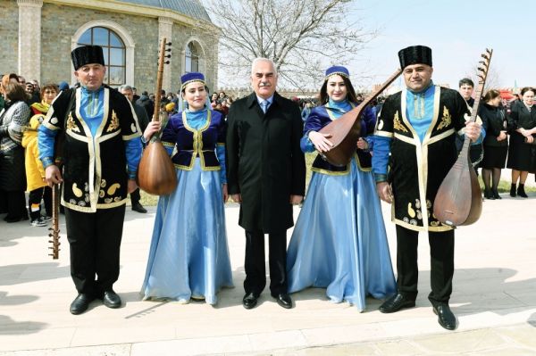 Naxçıvanda Novruz bayramı münasibətilə ümumxalq şənliyi keçirilib - FOTOLAR