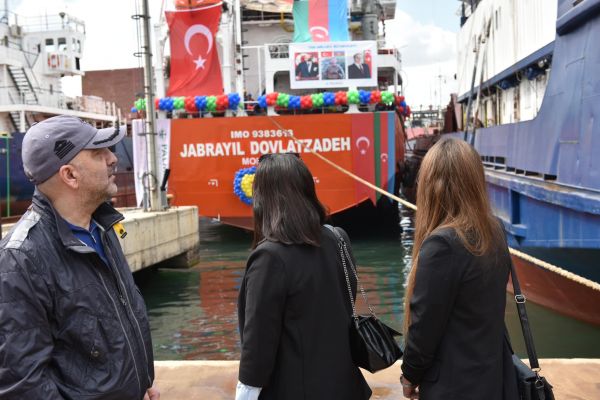 Bir şehit ismi daha Palmali gemisiyle dünya denizlerine açıldı: - 'Jabrayil Dovlatzadeh'