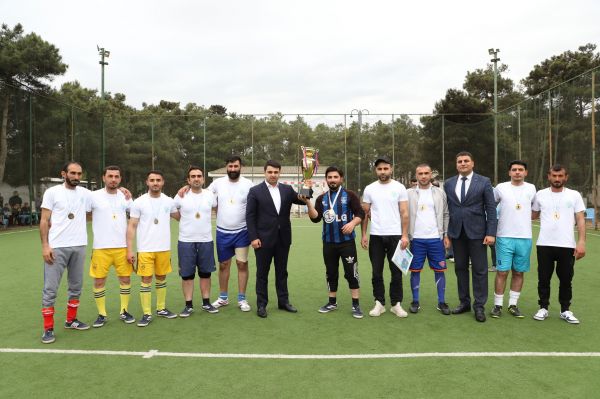 Neftçalada ulu öndərin xatirəsinə həsr olunan mini futbol turniri keçirilib - FOTOLAR