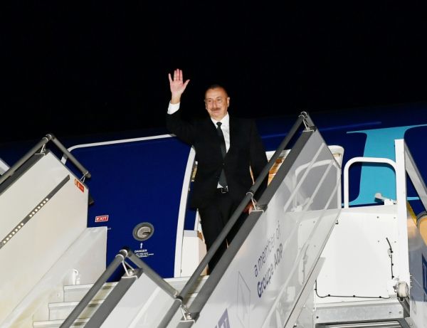 President of Azerbaijan Ilham Aliyev completed his working visit to Georgia