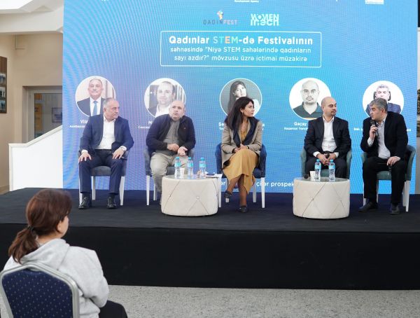 AzTU-nun rektoru "Qadınlar STEM"də festivalında çıxış edib