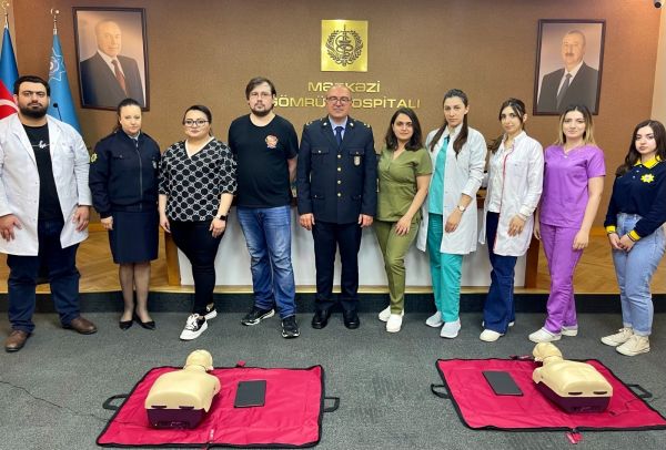 Gömrük Hospitalında Brayden markalı CPR manekenlərinin təqdimatı keçirilib