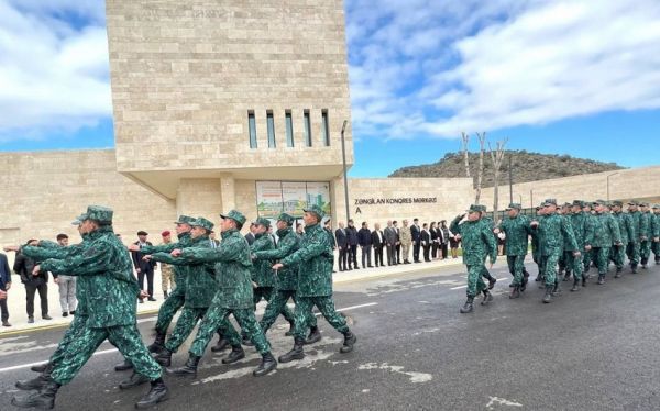 Zəngilanda hərbçilərin yürüşü keçirilib Zəngilanda hərbçilərin yürüşü keçirilib