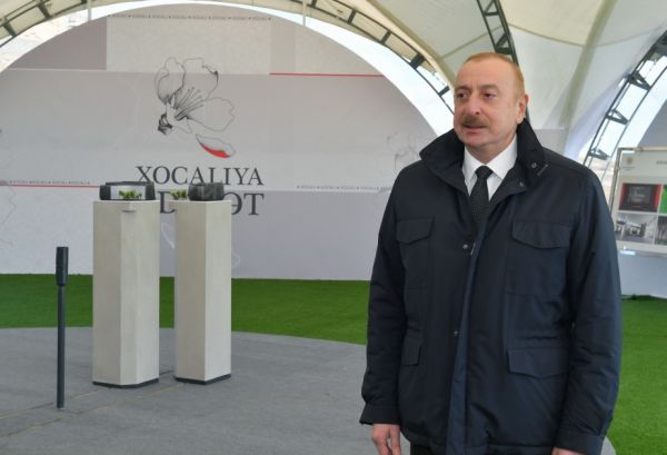 Günahsız Xocalı qurbanlarının qisasını döyüş meydanında aldıq - Azərbaycan Prezidenti