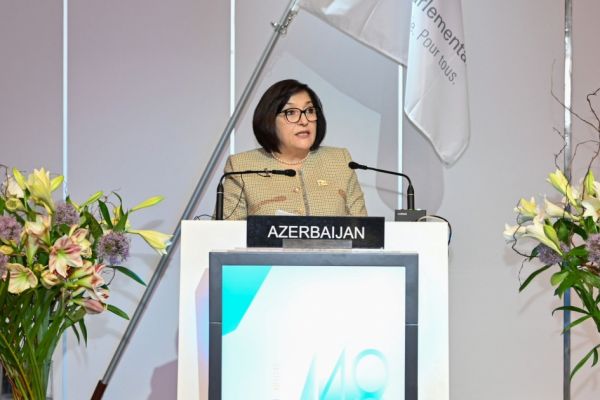 Сахиба Гафарова выступила на 148-й ассамблее Межпарламентского союза