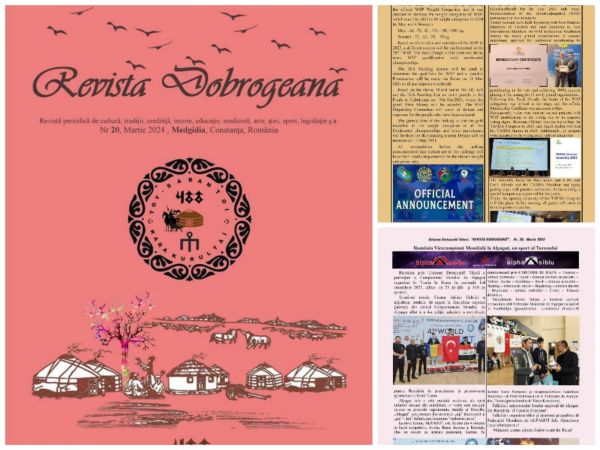 Dünya Alpaqut Federasiyanın uğurları - bu dəfə “Revista Dobrogeană”  jurnalında