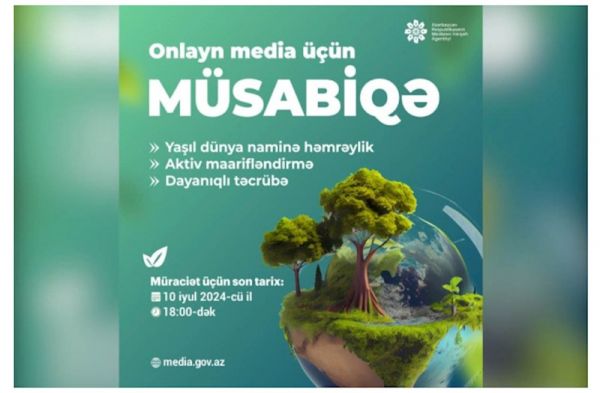 MEDİA onlayn media subyektləri üçün müsabiqə elan etdi MEDİA onlayn media subyektləri üçün müsabiqə elan etdi