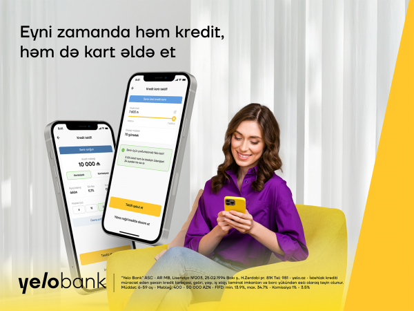 Get a loan and an installment card at the same time with the Yelo App!