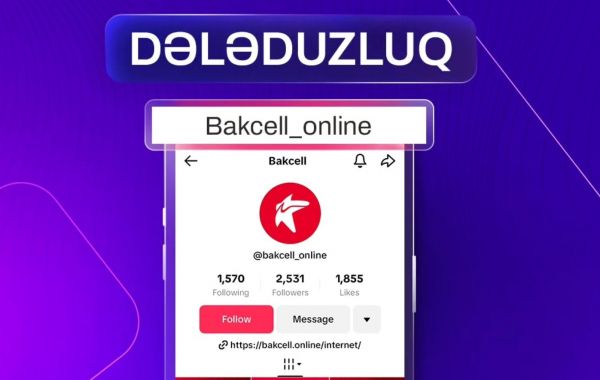 “Bakcell” adından dələduzluq həyata keçirilir - AÇIQLAMA