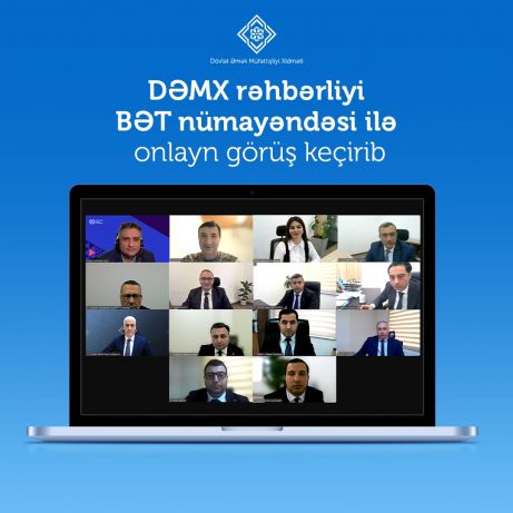 DƏMX rəhbərliyi BƏT nümayəndəsi ilə onlayn görüş keçirib