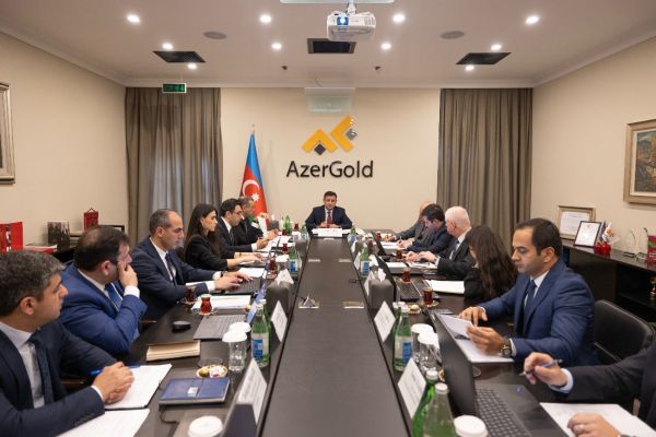 “AzerGold” QSC-də hasilatın pay bölgüsü haqqında Saziş üzrə Rəhbər komitənin növbəti iclası olub