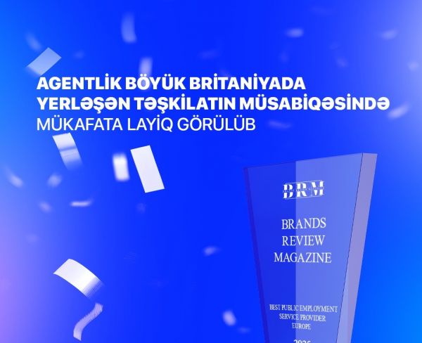 Dövlət Məşğulluq Agentliyinin daha bir - UĞURU