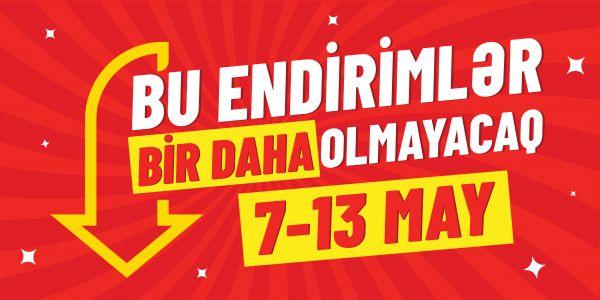 “BU ENDİRİMLƏR BİR DAHA OLMAYACAQ” - Tam 7 gün hər kəs Tamstore-dən danışacaq