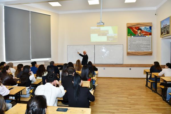 ADNSU-da “Qida mühəndisliyi” tələbələri üçün dəvətli professor tərəfindən mühazirə keçirilib