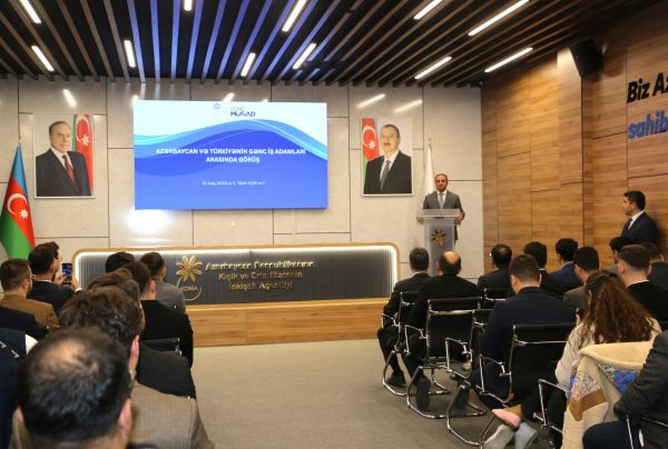 Azərbaycan və Türkiyənin gənc iş adamları əməkdaşlıq imkanlarını müzakirə ediblər