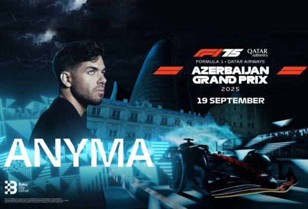 Anyma Formula 1 Azərbaycan Qran-Prisində çıxış edəcək