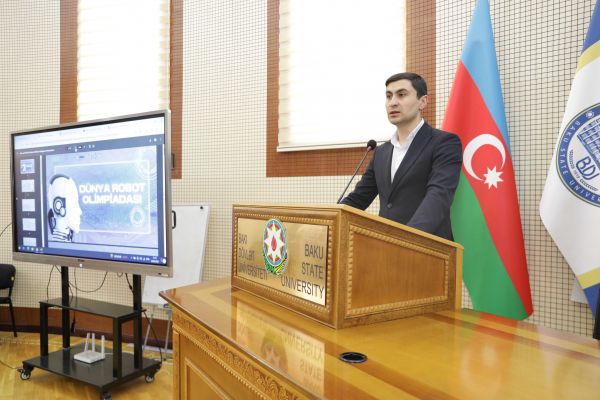 BDU-da Dünya Robot Olimpiadası haqqında infosessiya
