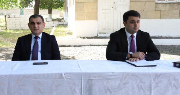 Neftçalanın icra başçısı səyyar görüş keçirib - FOTOLAR