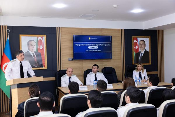 Nəsimi Rayon Prokurorluğunda “Hüquq və Suverenlik: Prokurorluğun Yeni Çağırışları” mövzusunda seminar