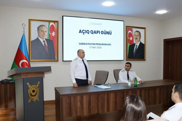 Qəbələ rayon prokurorluğunda “Açıq Qapı” günü keçirilib