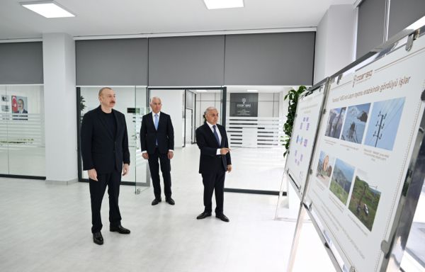 President Ilham Aliyev attended inauguration of Lachin Electric Network Digital Control Center