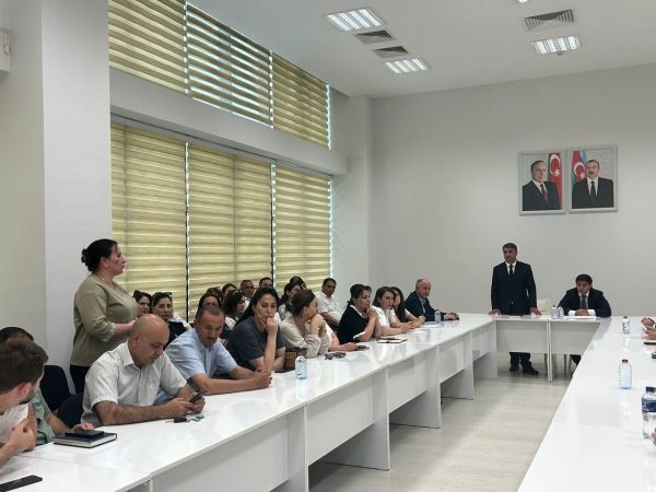 Mingəçevirdə əmək münasibətləri və iş yerlərində təhlükəsizliyə dair maarifləndirmə tədbiri keçirilib