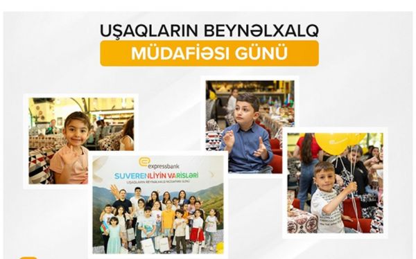 "Expressbank" Vətən Müharibəsi iştirakçılarının övladları üçün tədbir keçirib