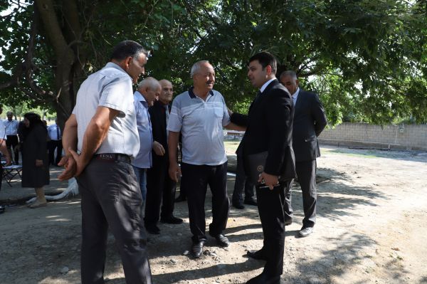 The Head of Neftchala Executive Authority Held a Mobile Meeting