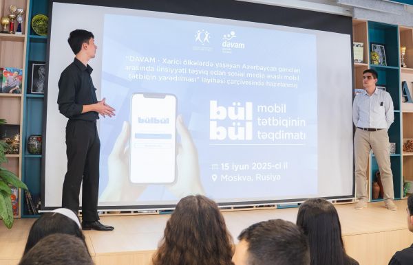 Xaricdə yaşayan azərbaycanlı gəncləri birləşdirən “Bulbul” mobil tətbiqinin təqdimatı - FOTOLAR