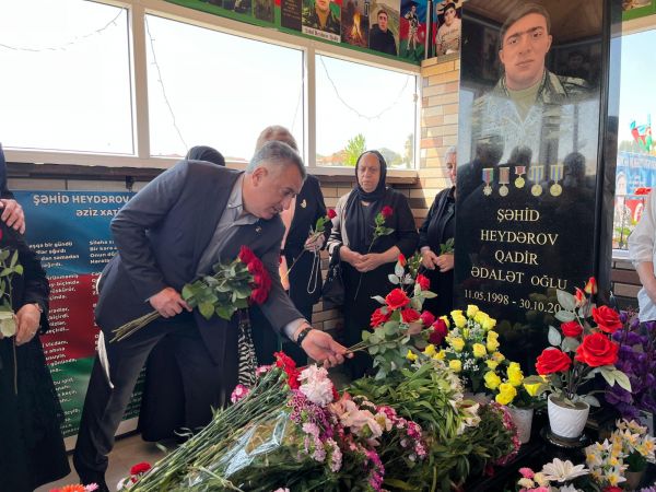 Abşeron rayonunda şəhidlərimiz və onların ailə üzvləri növbəti dəfə ziyarət olunub