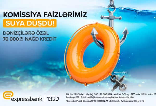 Dənizçilər üçün sərfəli kredit təklifi!