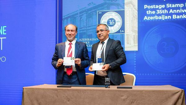 ABA-nın 35 illik yubileyinə həsr olunmuş poçt markası dövriyyəyə buraxılıb