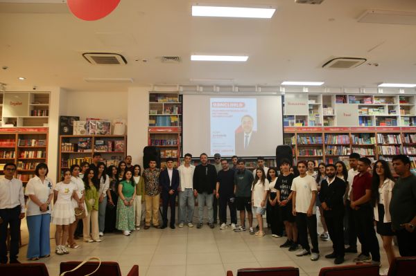 "Gənclərlə" layihəsi çərçivəsində Azər Aydəmir ilə görüş keçirilib - FOTOLAR
