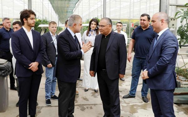 Özbəkistan kənd təsərrüfatı naziri "Green Tech"də Tahir Gözelin qonağı olub