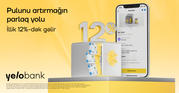 Trust your savings to Yelo Bank and earn up to 12% annually