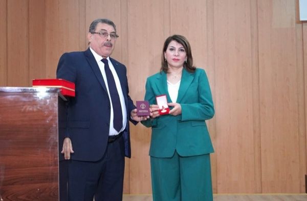 Yazgül Abdıyeva təltif edilib
