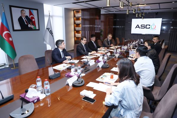 ASCO-da Çin şirkətinin nümayəndələri ilə görüş keçirilib