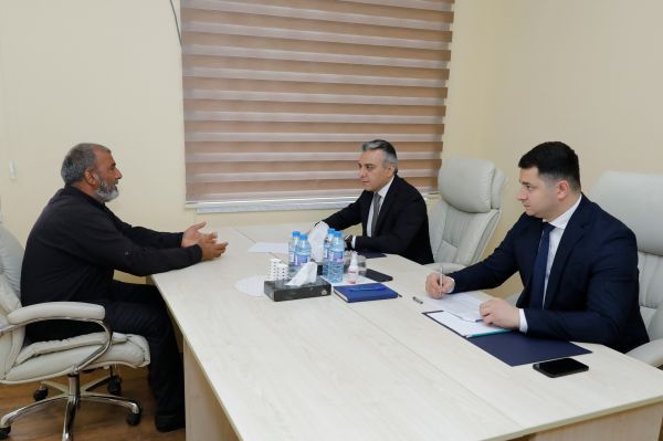 Vüsal Nəsirli Saatlı rayonunda vətəndaşları qəbul edib