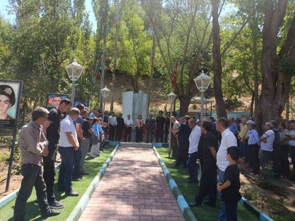 Tivi kəndində şəhid Budaqov Rufiz Şirzad oğlunun xatirəsi anılıb