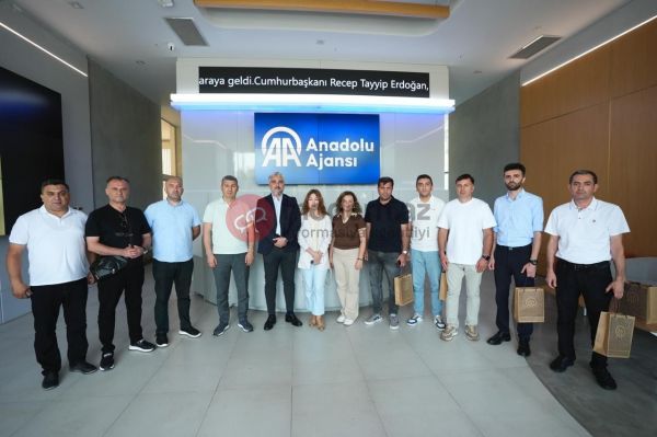 Azərbaycanlı qazi jurnalistlər AA, CNN TÜRK, Azərbaycan evində