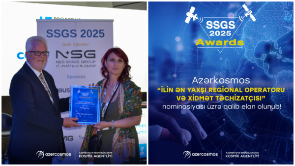 “Azərkosmos” mükafata layiq görülüb