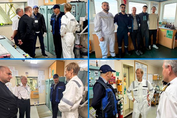 ASCO rəhbərliyi xarici sularda çalışan gəmilərə baş çəkib