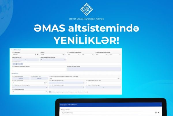 ƏMAS-da YENİLİK!