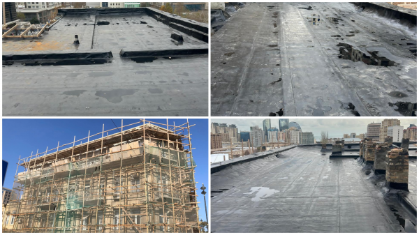 Tarixi abidənin damının layihəyə uyğun bərpası təmin edilir