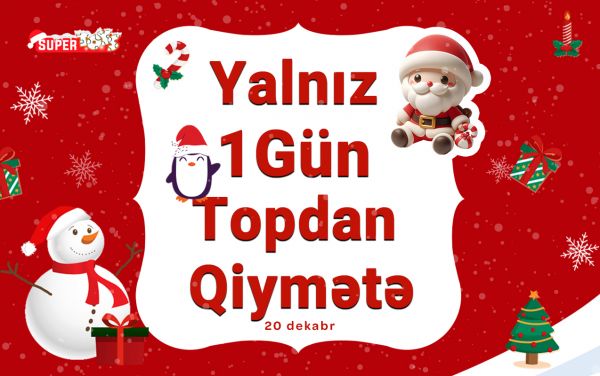 "Supertoys" mağazalarında Yeni il məhsulları topdan qiymətə - VİDEO
